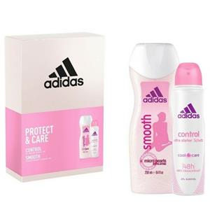 Adidas darčeková kazeta, sprchový gél 250ml + deodorant 150ml                   